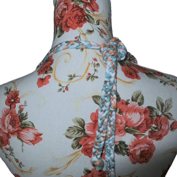 Tommy Bahama Sz S 60s Style Backless Bodycon Geometric Floral Dress Supima EUC - Picture 9 of 14